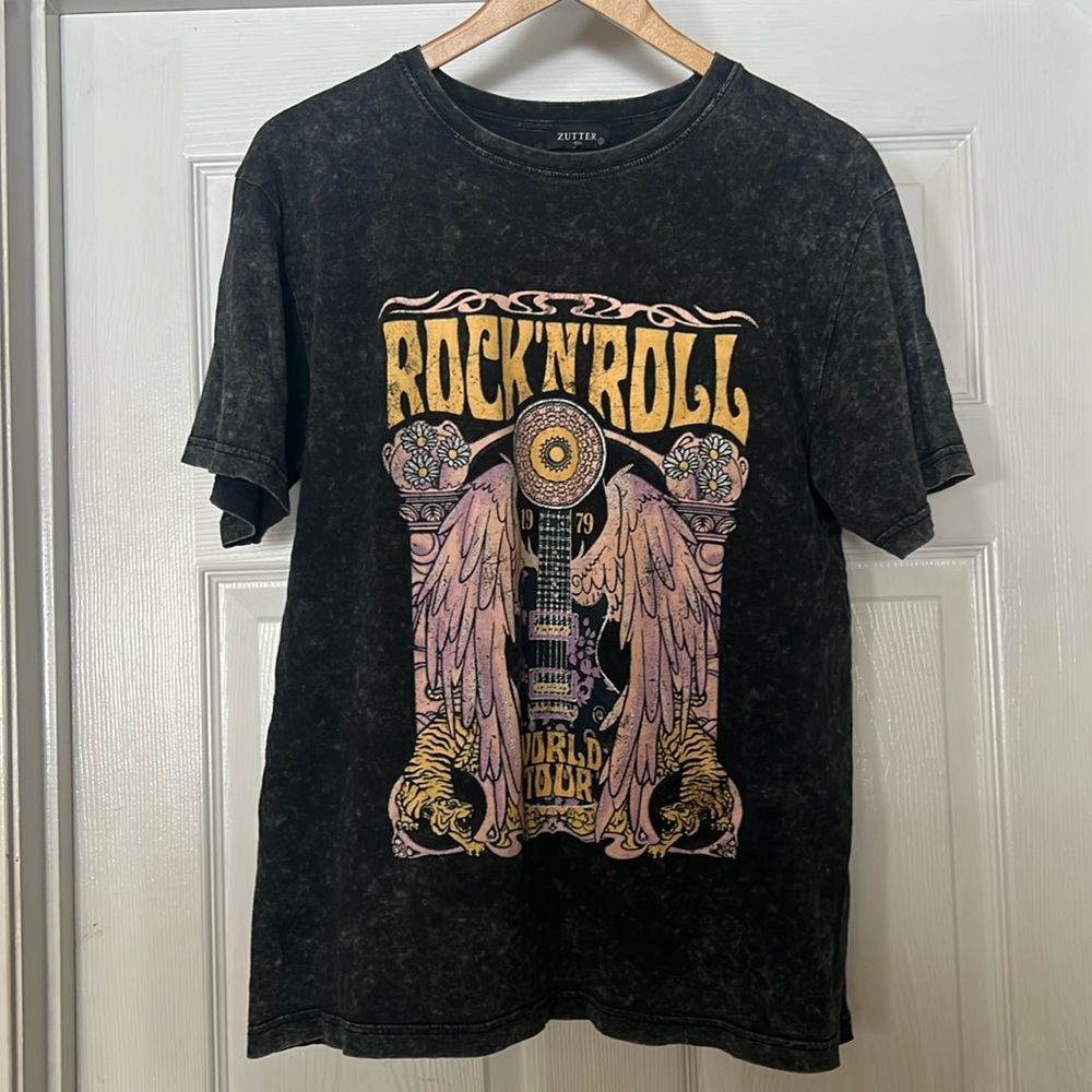 Rock’N Roll Oversized Graphic Tee